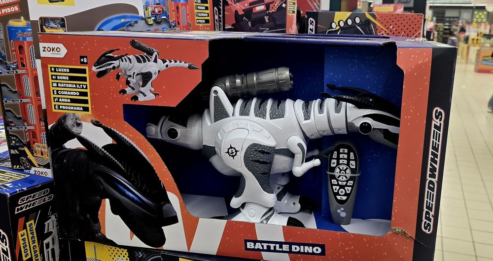 Robô dinossauro inteligente