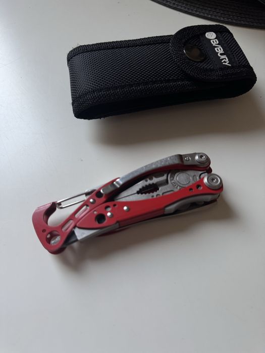 Leatherman Skeletool RX + bit do bicia szyb + kabura