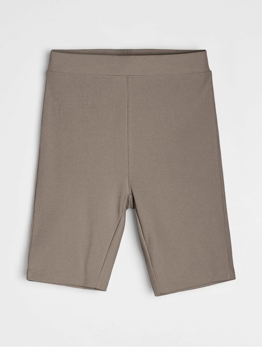 Велосипедки шорти в рубчик кава шоколад xl sinsay