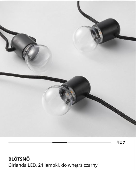 Ikea girlanda LED