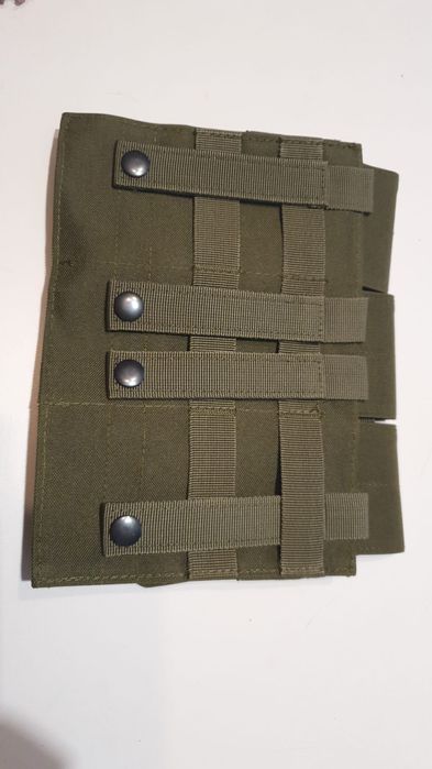 Ładownica taktyczna z zapieciem typu molle na 3 magazynki