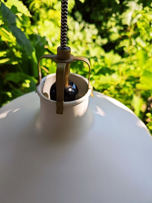 Zestaw 2x kremowa lampa sufitowa IKEA RANARP