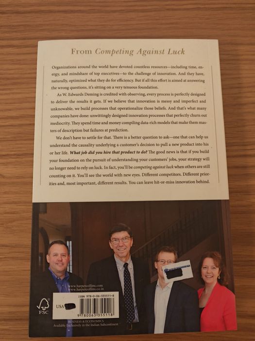 Competing Against Luck - Clayton M. Christensen