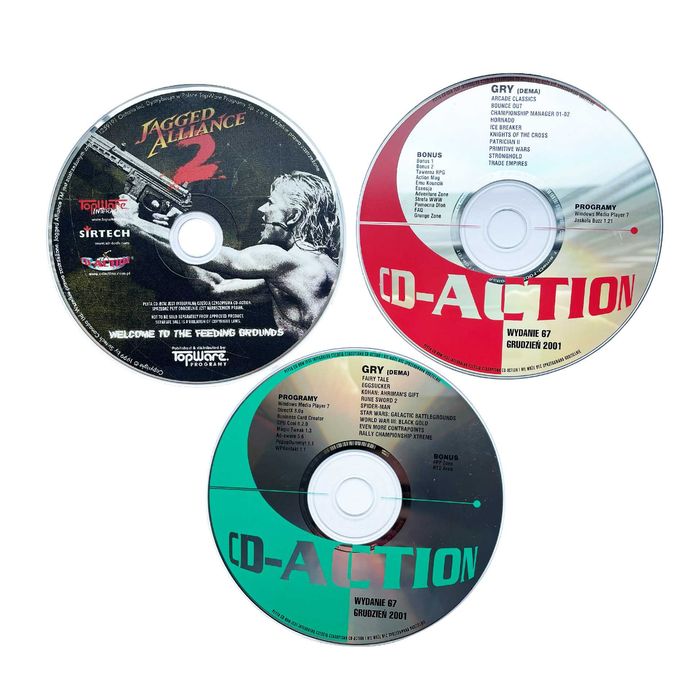 Jagged Alliance 2 CD-Action 67 Grudzień 12/2001 3CD