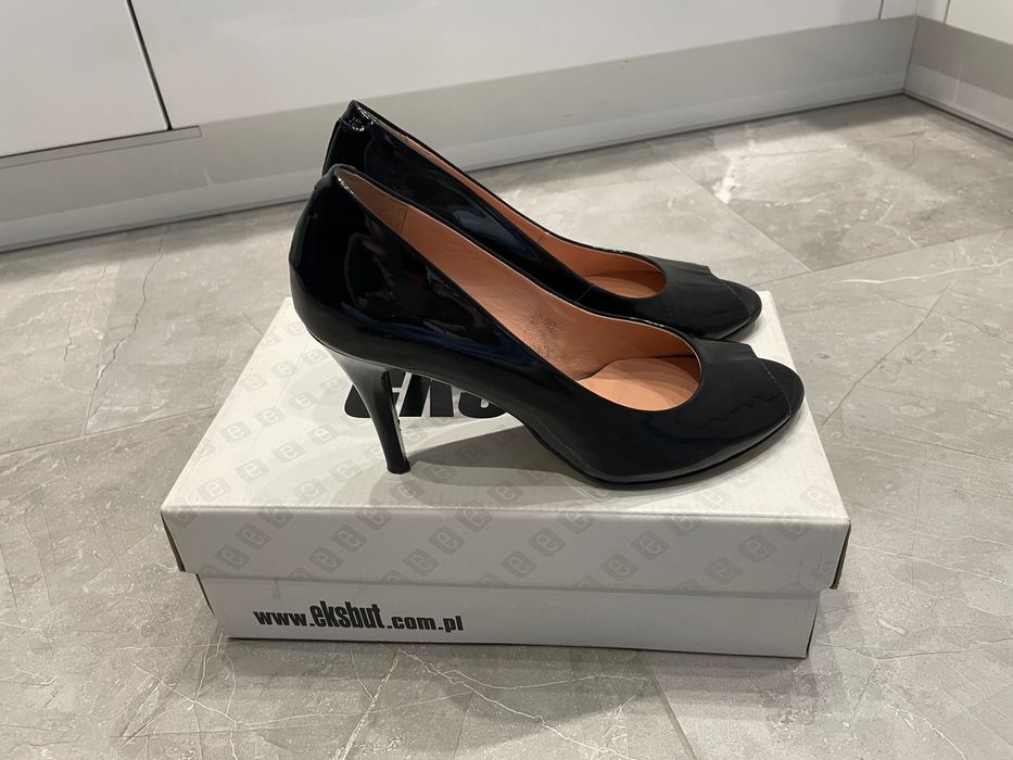 Czółenka Damskie czarne rozmiar 38