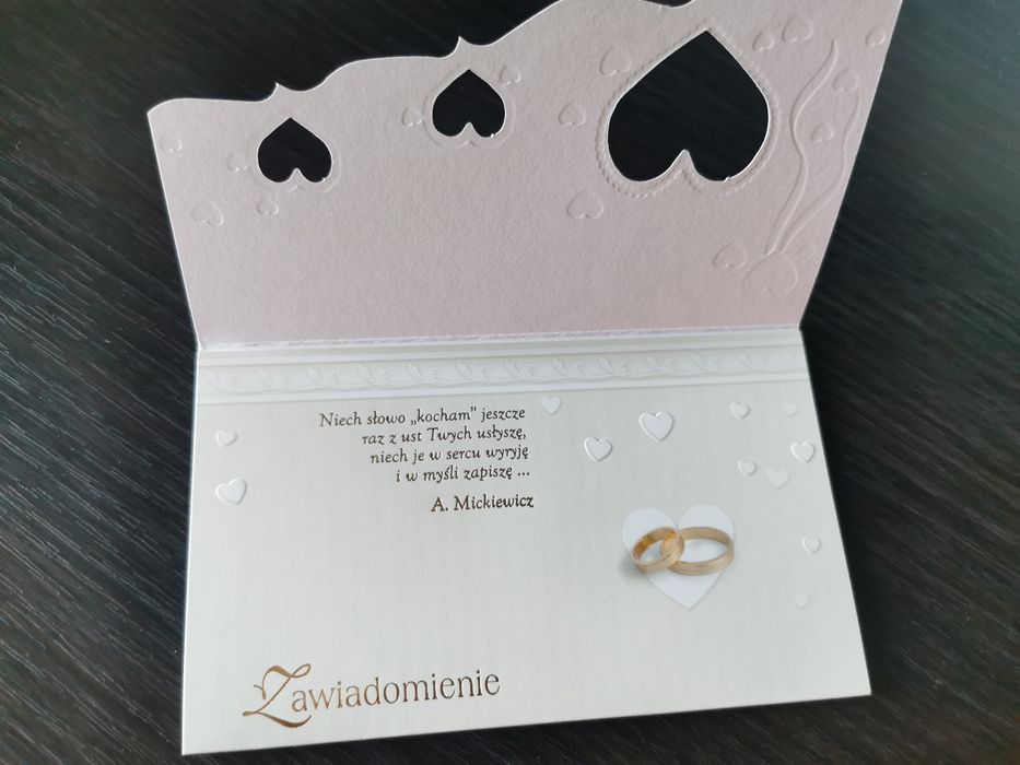 Zawiadomienia ślubne