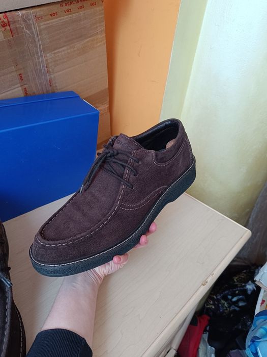 замшеві черевики Igi&co дерби Італія шкіра Оригінал