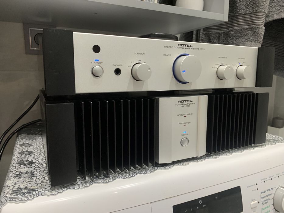 Komplet Rotel RC-1070/Końcówka Rotel RB-1070/Krystaliczny Odsłuch ...