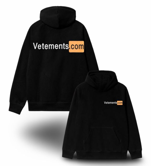 Худи Vetements Logo унисекс кофта толстовка Ветементс Ветмо New