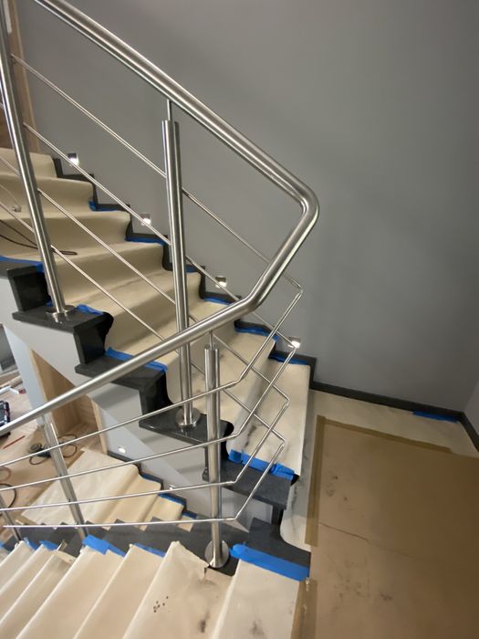 Balustrada spawana nierdzewna