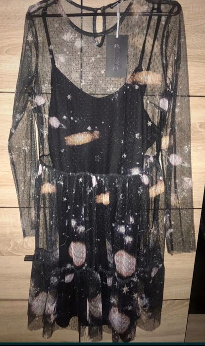 Cropp sukienka nowa L/XL siateczka