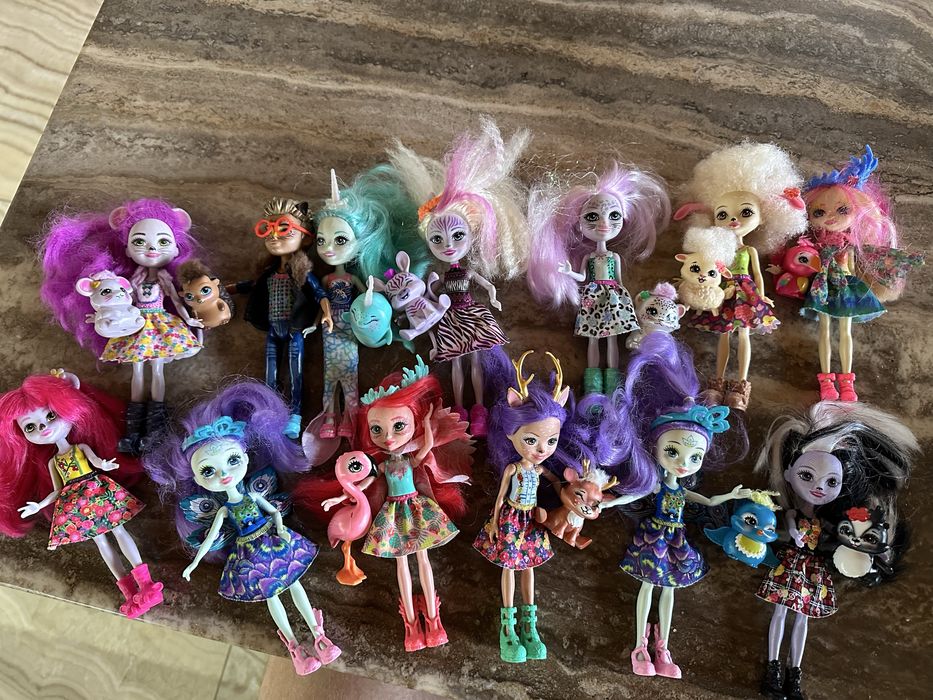 Enchentimals ляльки зі звірятами