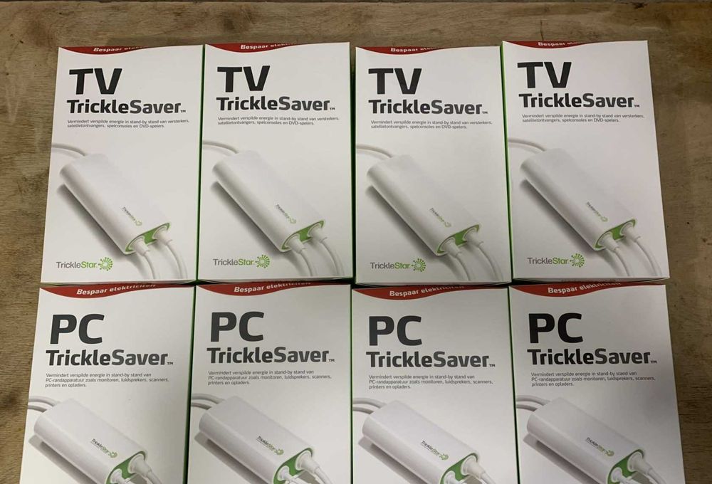 8шт Керовані вимикачі/вмикачі PC TrickleSaver та TV TrickleSaver нове