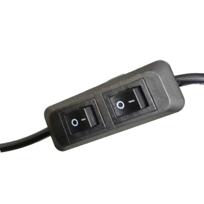 Barber Pole (Luz de Barbearia e Cabeleireiro) na Cor Preta