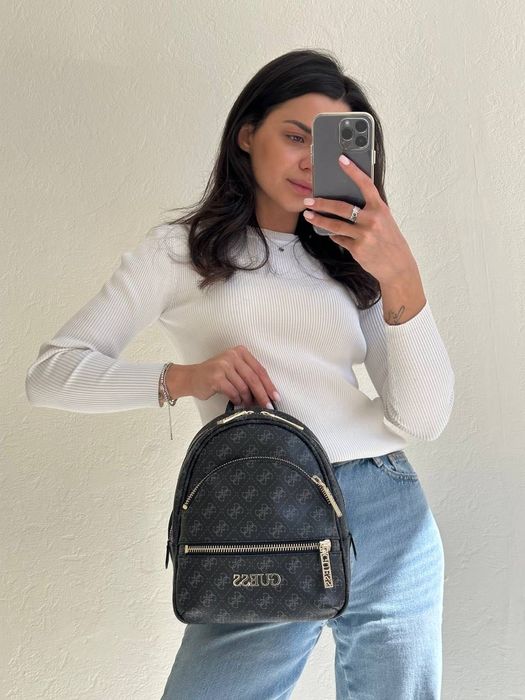 Рюкзак guess manhattan коричневий