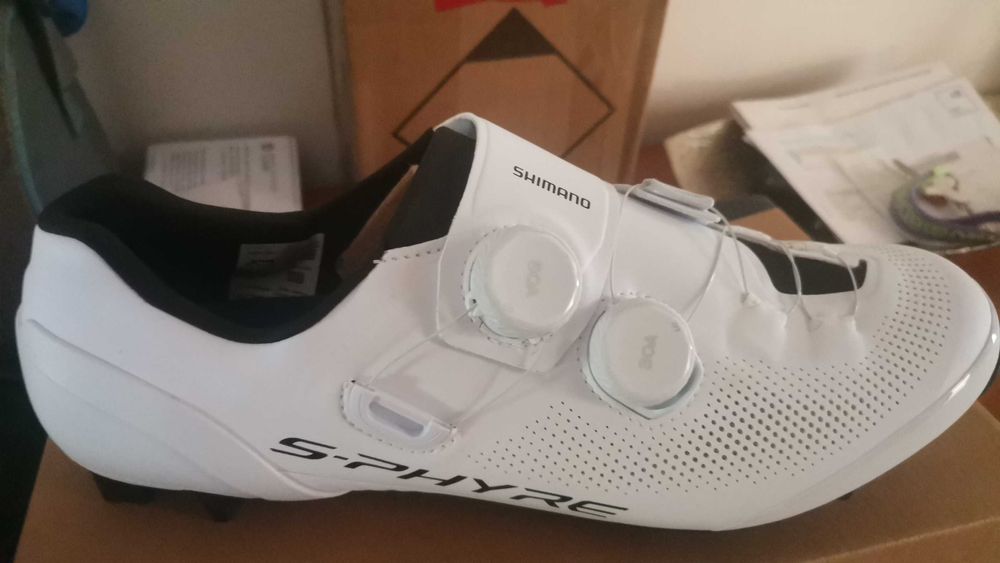 Sapatos shimano s-phyre btt/estrada