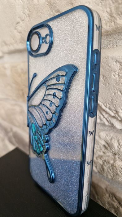 Tel Protect Butterfly Water Case do Iphone 17e/16e niebieski