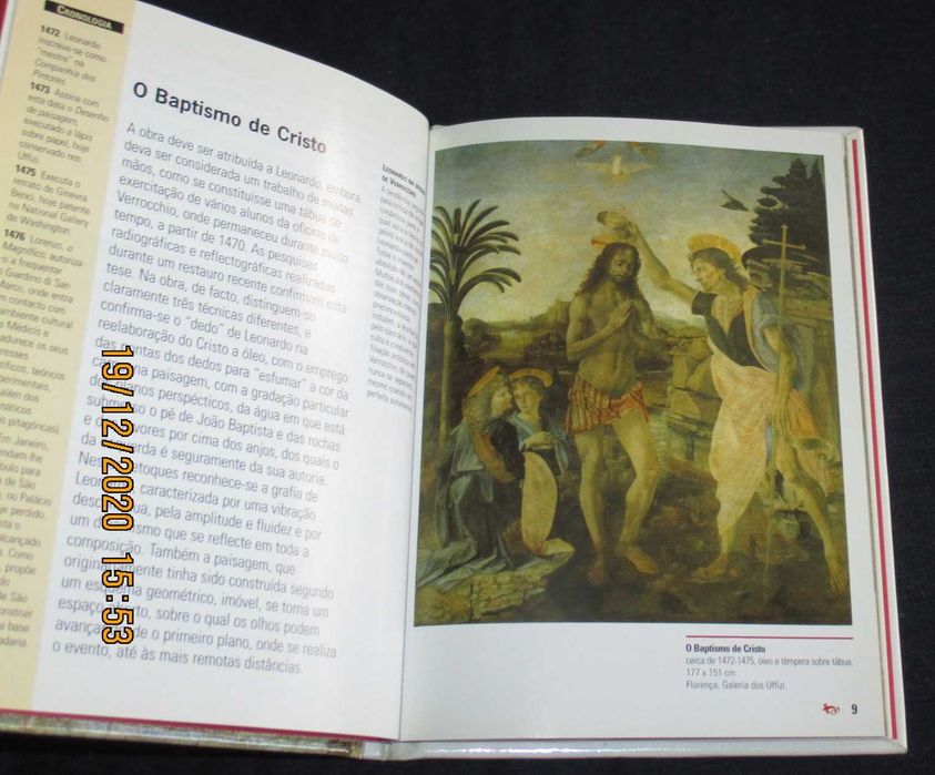 Livro Leonardo Da Vinci Mini-Galeria de Arte Asa