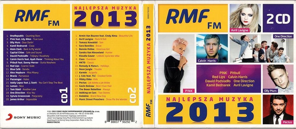 RMF FM - Najlepsza Muzyka 2013 - 2CD