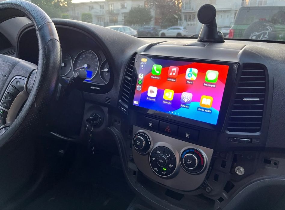 Rádio Android 14 Hyundai Santa Fe 2 (Novo)