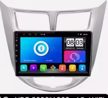 Автомагнитола Hyundai Accent Elantra Android 9 PX6 4/32g IPS GPS Wi-Fi
