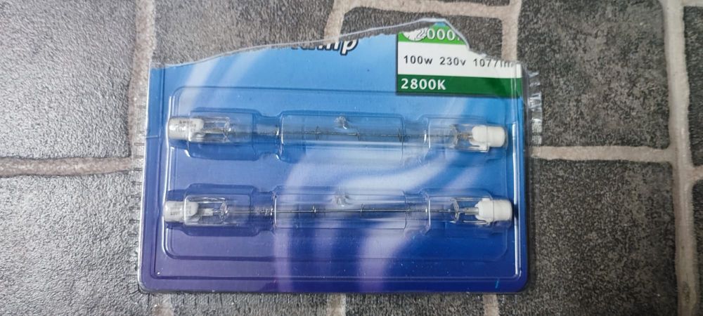 Pack 2 Lâmpadas de Halogéneo Lineares J118 (100W / 118mm) - Novas