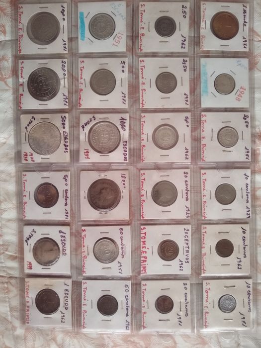 Venda de moedas S. Tomé e príncipe