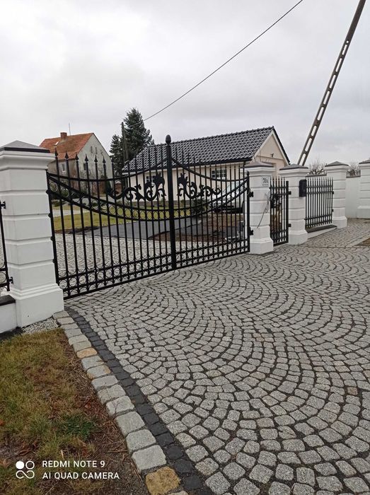 Piękne Stylowe Słupy Dworkowe,Pałacowe,Boniowane,Ogrodzenia Betonowe