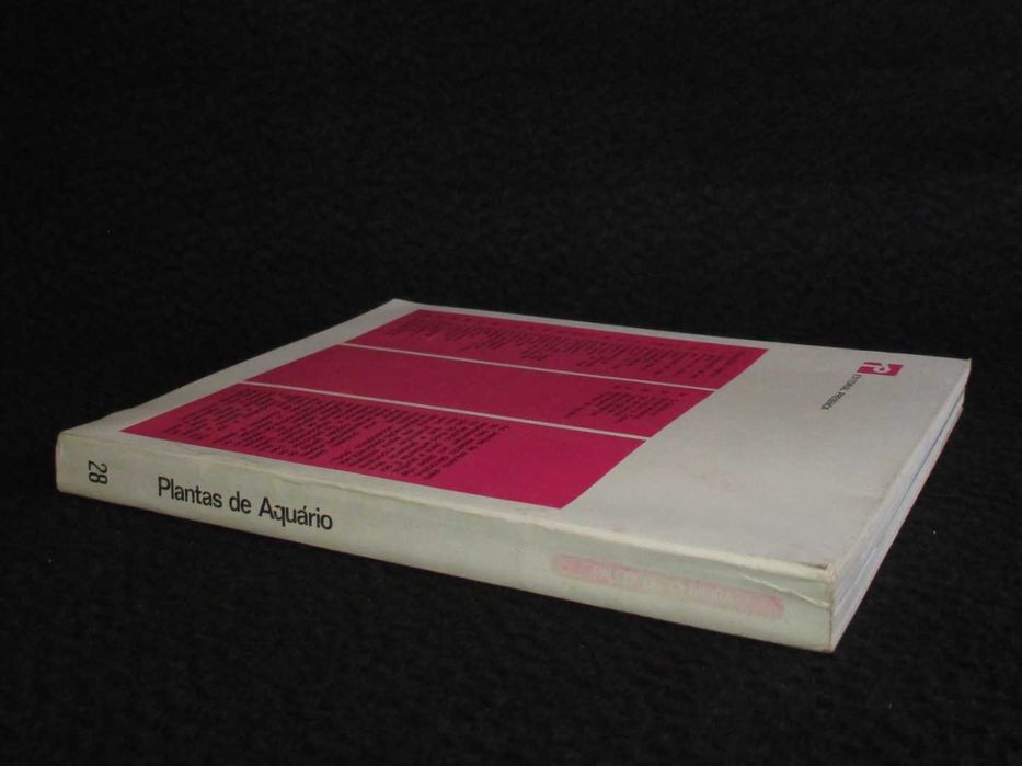 Livro Plantas de Aquário Paulo de Oliveira 1981