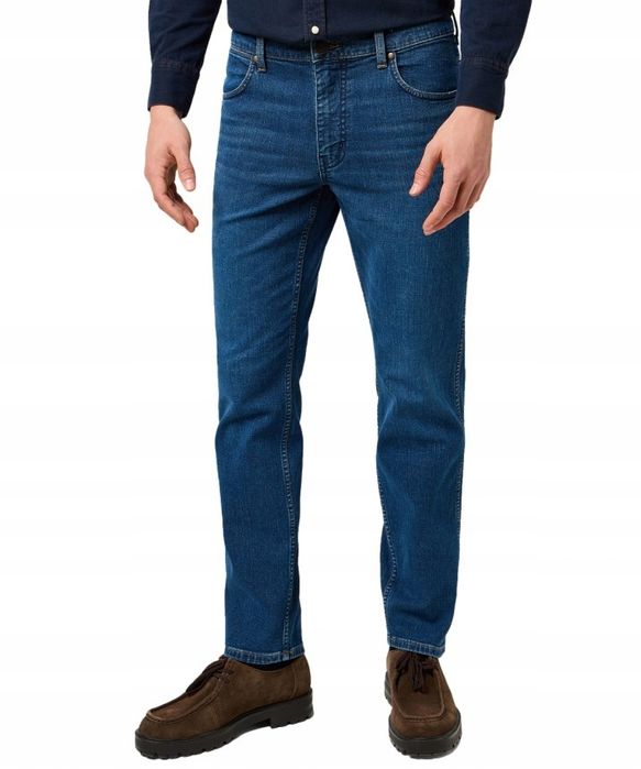 Męskie Jeansy Wrangler Greensboro Coastal K112371010 W30 L30 Proste