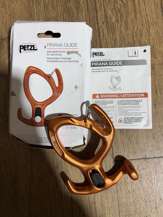 Petzl PIRANA GUIDE - Descensor Canyoning (NOVO na Caixa)