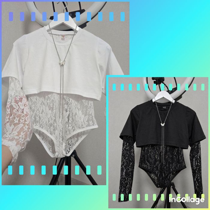 боді з футболкою для дівчинки 134,140,146,152,158,164