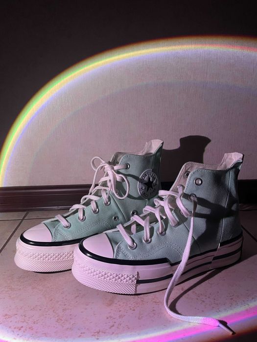 Нові Converse, м'ятного кольору, оригінал, 39р