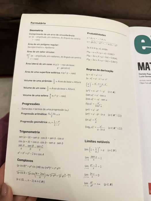 Livro exame matematica A