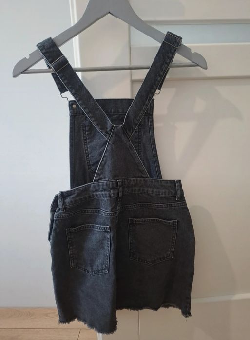 Damskie ogrodniczki jeansowe spódnica damska r.S denim bawełna