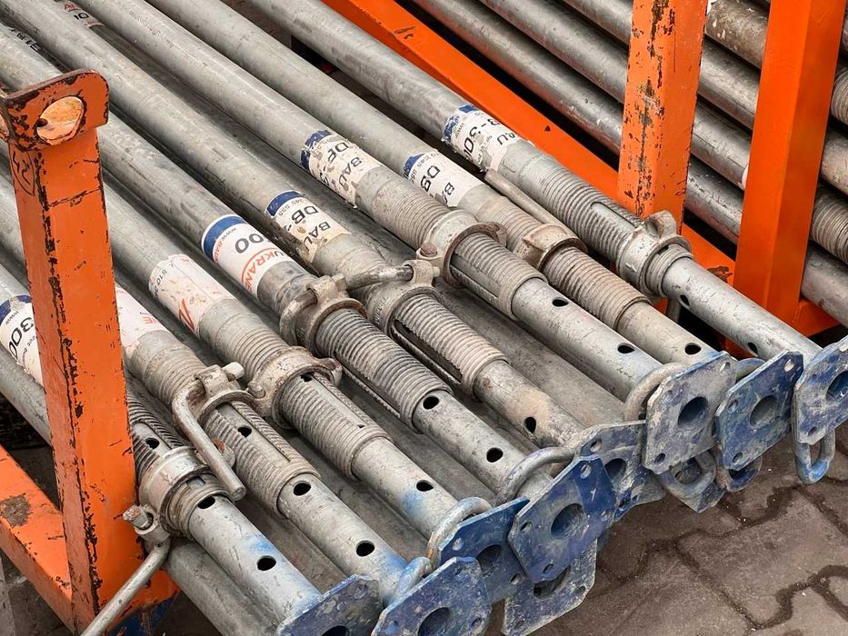 Szalunek stropowy 200m2 - Używany! Stemple, doki, głowica, trójnóg