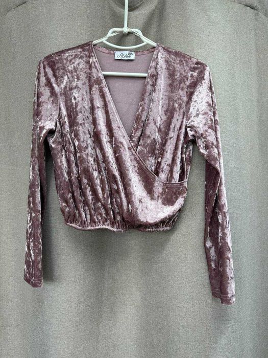 Топ/ блуза з оксамиту