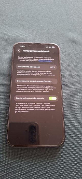 Iphone 13 100% kondycji baterii