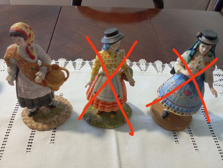 Estatuetas dos trajes regionais de Portugal*coleções philae