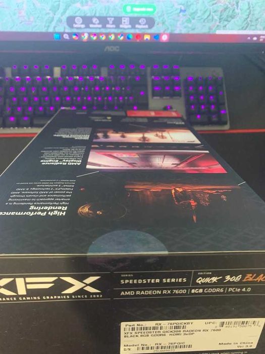 Placa Gráfica AMD Radeon RX 7600 QICK308 8GB GDDR664740134868353122