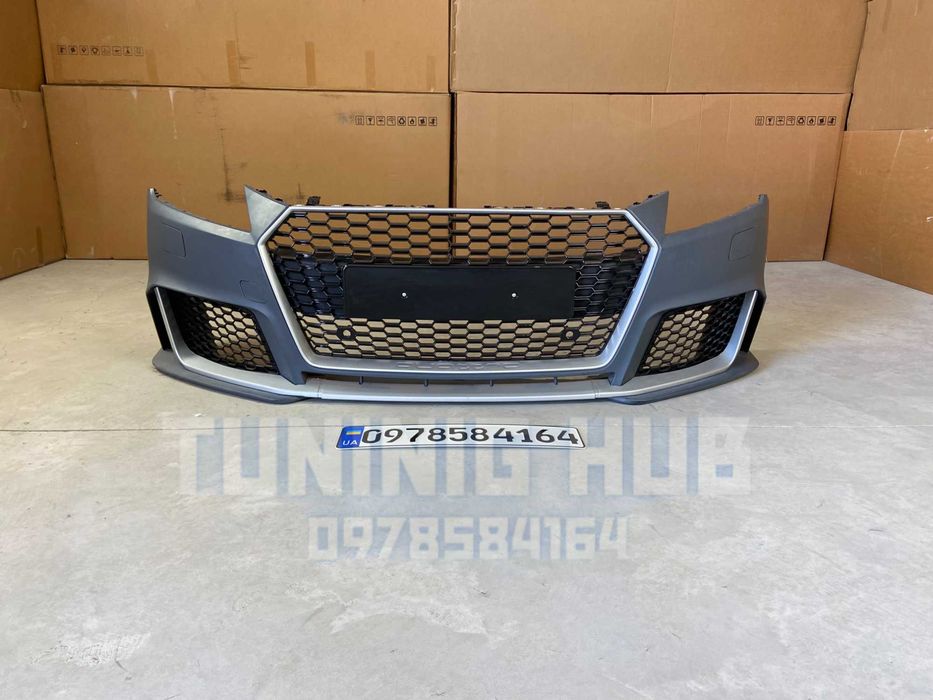 бампер Audi TT 8S (2014-2018) RS решетка радиатора ауди тт рс передний