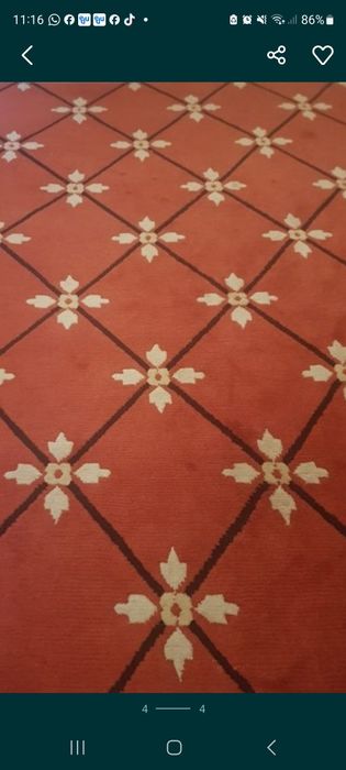 Dywan wełniany  gruby  3×2