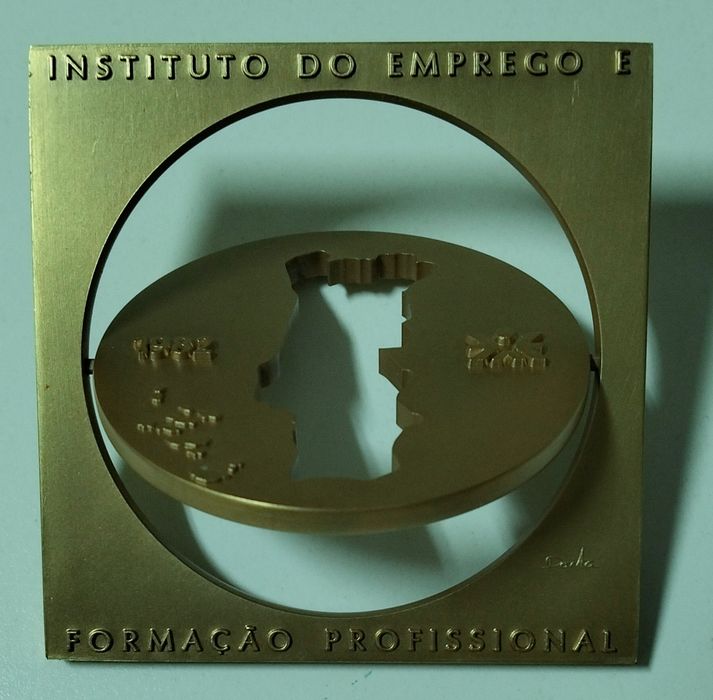 Medalha bronze dourado
