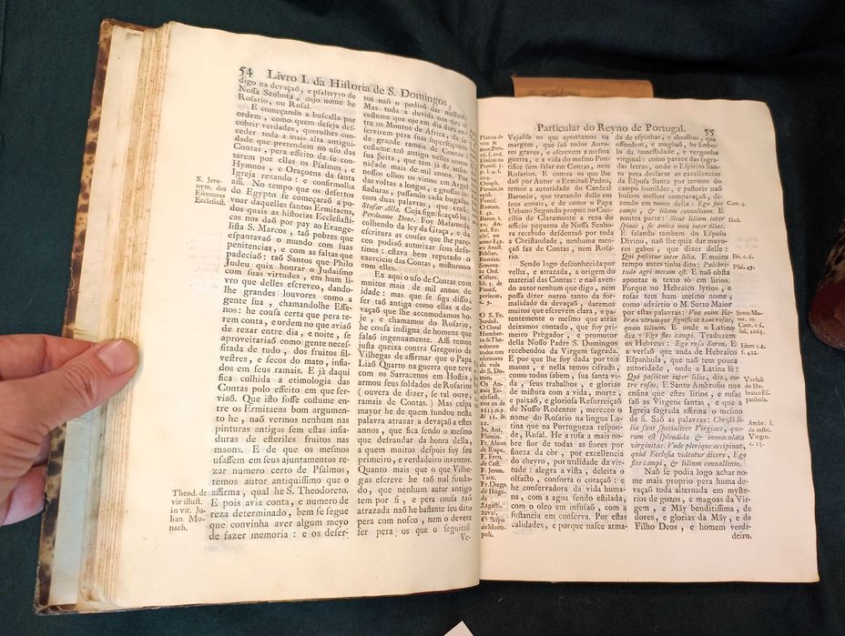 História de S. Domingos (4 Vols. Completo) – Frei Luís de Sousa – 1767