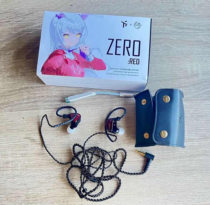 TRUTHEAR x Crinacle Zero RED + FiiO KA11 Lightning DAC | Caixa completa