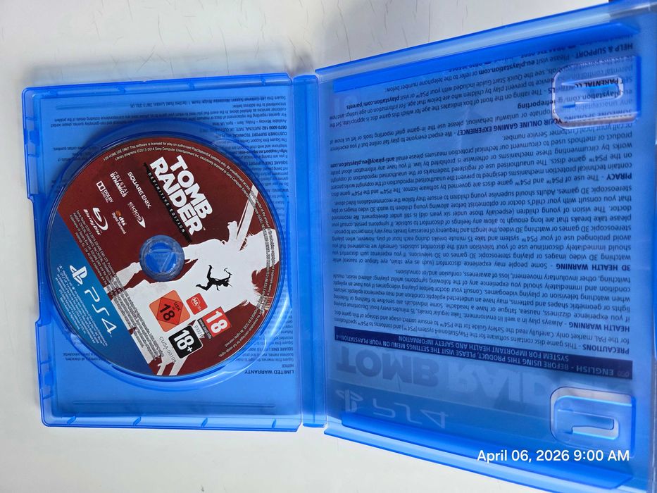 Tomb Raider definitive edition gra PS4