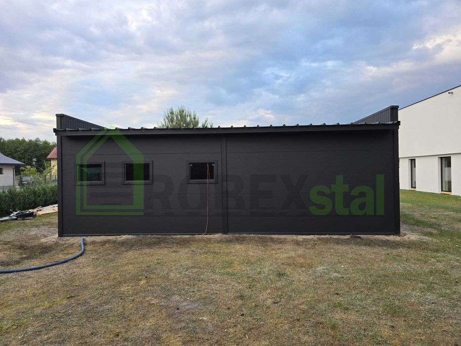 Garaż ocieplany z płyty warstwowej ATTYKA 9x7 montaż cały kraj