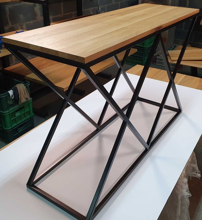 Stół dębowy ''Konsola'' 120x40x78 [cm], grubość 2cm [nr wew. 21]