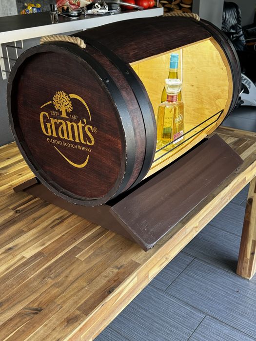 Prezent alko Barek z beczki na alkohol beczka drewniany debowy
