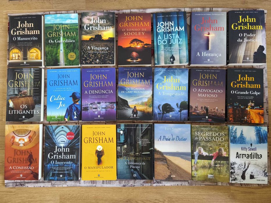 Livros Stephen King, George R.R. Martin, Margaret Atwood, etc
